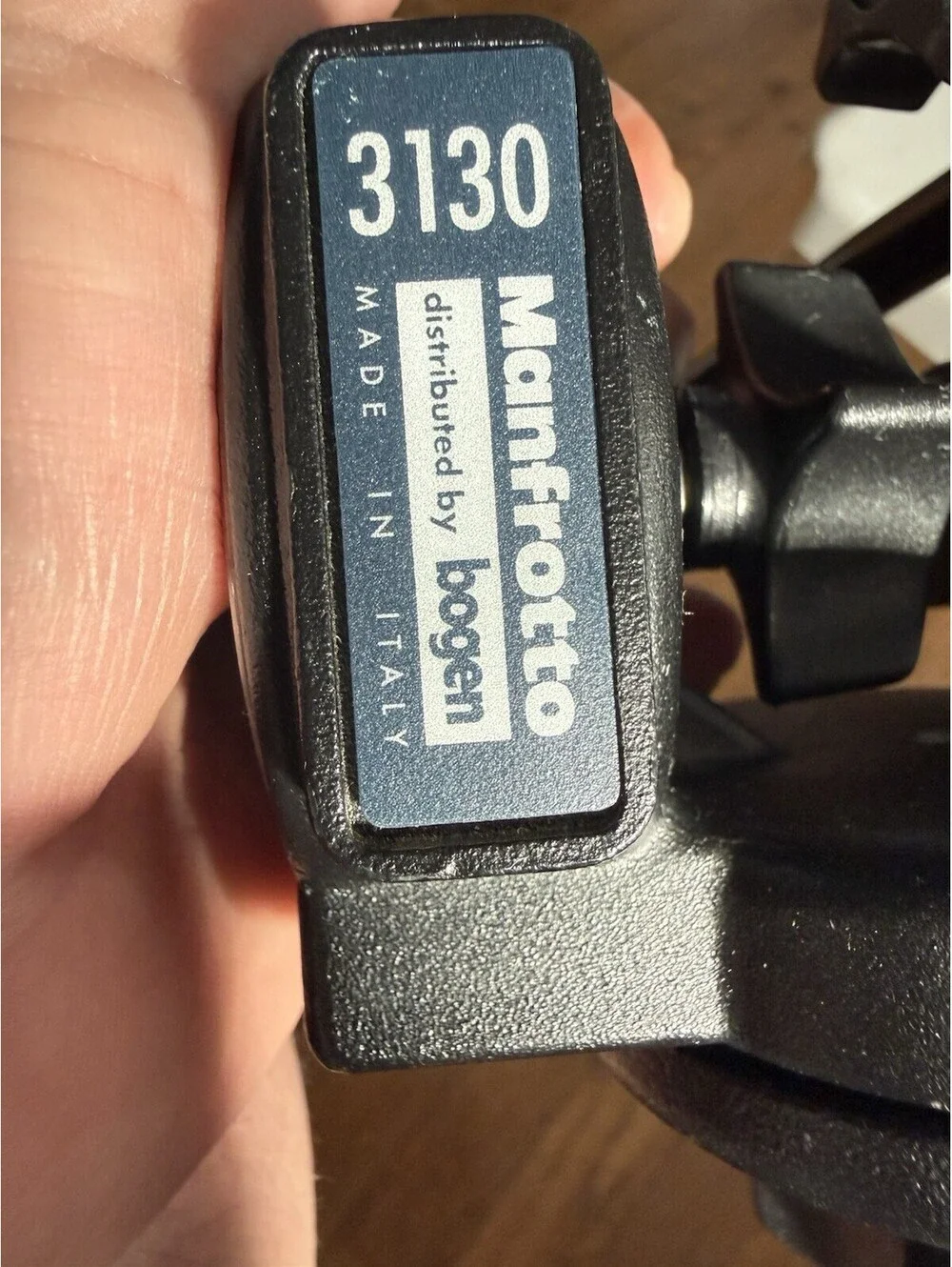 Bogen 3130 Micro Fluid Tripod Head With Manual